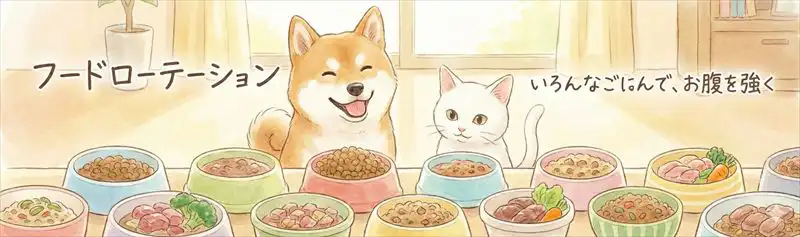 フードローテーションでお腹を強く