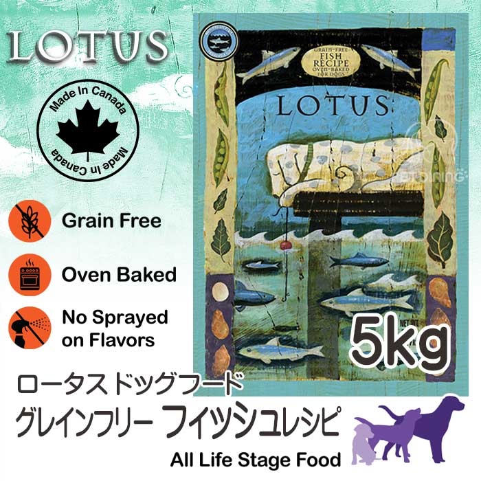 ロータス・グレインフリー・フィッシュレシピ 5kg